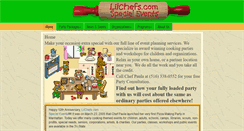 Desktop Screenshot of lilchefs.com